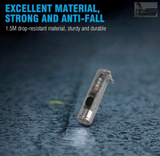 LuminaX Mini Pocket Size Tactical Flashlight Powerful 400 Lumens Rechargeable Magnetic Nano