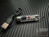 LuminaX Mini Pocket Size Tactical Flashlight Powerful 400 Lumens Rechargeable Magnetic Nano