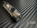 LuminaX Mini Pocket Size Tactical Flashlight Powerful 400 Lumens Rechargeable Magnetic Nano