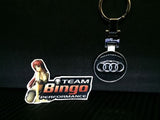 Audi Polished Metal Car Keyring Chains Car Logo Badge Key Rings AU Stock