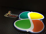 JDM Koreisha Clover Leaf Decal Reflective Magnetic & Removable Genuine Japan