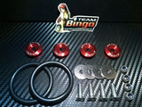 Bumper Quick Release Kit Fastener Fender Guard Clips ( RED ) JDM DRIFT DRAG