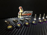 Fender Washers / Bolts ( NEO CHROME ) 8 pack M6 Countersunk Screws JDM