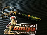 TEIN Style Coilover Suspension Adjustable Damper Key Ring / Chain Green & Gold