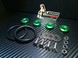 Bumper Quick Release Kit Fastener Fender Guard Clips ( GREEN ) JDM DRIFT DRAG