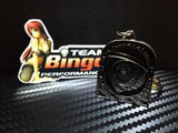 Rotory Key chain Key Ring Mazda Rotor RX3 RX2 RX4 RX7 R100 12A 13B 20B Black