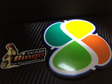 JDM Koreisha Clover Leaf Decal Reflective Magnetic & Removable Genuine Japan