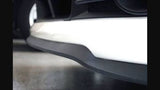 Universal Car Front Bumper Lip Splitter Spoiler Lip Skirt Protector 2.5M 3M Tape
