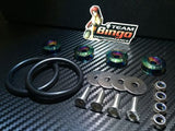 Bumper Quick Release Kit Fastener Fender Guard Clips ( NEO CHROME ) JDM DRIFT