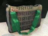 BRIDE Harness Travel Bag Carry On School & Gym JDM Harness Green Straps