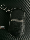 AMG & Mercedes Benz C63 E63 Leather Key Case Key Fob Holder Australia Stock 🇦🇺