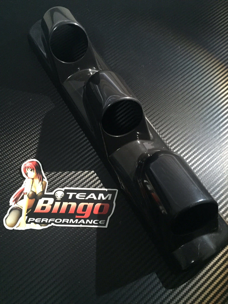 A-pillar Gauge Mount Universal Triple Gauge Pod For A-Pillar - Holds Three 52mm Gauges In Any Car Or Truck Universal Car Gauge Pod - Foto 3