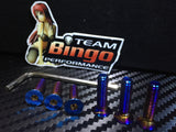 Titanium Burnt Steering Wheel Boss Kit Screws Universal Fit