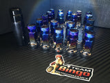 Titanium Burnt Wheel Nuts Set of 20 12x 1.25 or 12x 1.5