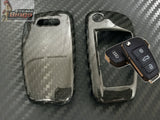AUDI Real Carbon Fiber Key Cover Case RS3 RS4 RS5 RS6 A4 S3 S4 ( 3 Button )