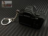 DSLR Camera Key Ring With LED Flash & 3 Burst Sound Green, Black & Grey