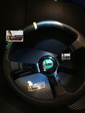 JDM Limited Edition Deep Dish Leather Steering Wheel JDM