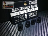 Rays Engineering Wheel Valve Caps Set Blue, Silver, Gold, Purple, Grey, Red & Black