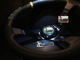 JDM Limited Edition Deep Dish Leather Steering Wheel JDM