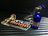 Realistic Mini NOS / Nitrous Oxide Bottle Key Ring / Chain Australian Seller