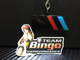 M3 M4 M5 M6 1M BMW Polished Metal Car Keyring Chains Car Logo Badge Key Rings