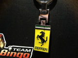 Ferrari Polished Metal Car Keyring Chains Car Logo Badge Key Ring AU Stock