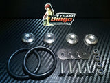 Bumper Quick Release Kit Fastener Fender Guard Clips ( SILVER ) JDM DRIFT DRAG