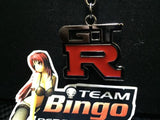 Nissan GTR Polished Metal Car Keyring Chains Car Logo Badge Key Rings JDM