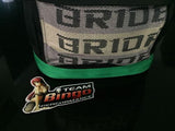 BRIDE Harness Canvas Back Pack School Gym JDM Bag Harness Green straps