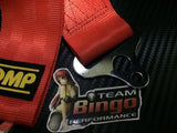 OMP Tow Strap ( RED ) 8mm & 14mm Mounting Holes JDM Race Rally Drift
