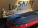 Universal Car Front Bumper Lip Splitter Spoiler Lip Skirt Protector 2.5M 3M Tape