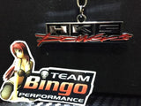 HKS Power Polished Metal Car Keyring Chains Car Logo Badge Key Rings JDM