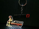 NISMO Nissan Polished Metal Car Keyring Chains Car Logo Badge Key Ring JDM Black