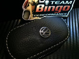 Leather Car Key Remote key Fob Case Holder key Ring / Chain Euro VW