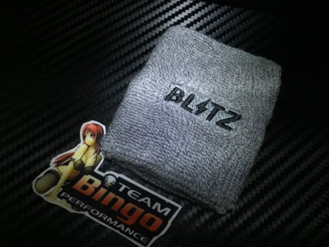 BLITZ Clutch Brake Oil Reservoir Fluid Tank Sock Cover GREY Wrist Sweat Band