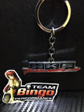 HKS Power Polished Metal Car Keyring Chains Car Logo Badge Key Rings JDM
