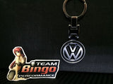 Volkswagen VW Polished Metal Car Keyring Chains Car Logo Badge Key Ring AU Stock