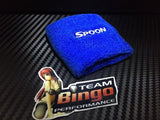 Spoon Clutch Brake Oil Reservoir Fluid Tank Sock Cover BLUE Wrist Sweat Band