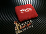 HKS Clutch Brake Oil Reservoir Fluid Tank Sock Cover RED Wrist Sweat Band