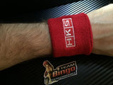 HKS Clutch Brake Oil Reservoir Fluid Tank Sock Cover BLACK Wrist Sweat Band