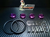 Bumper Quick Release Kit Fastener Fender Guard Clips ( PURPLE ) JDM DRIFT DRAG