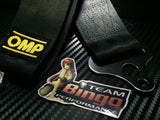 OMP Tow Strap ( BLACK ) 8mm & 14mm Mounting Holes JDM Race Rally Drift