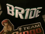 Bride Hat Basball Cap Snap Back Flat Rim JDM ( BLACK )