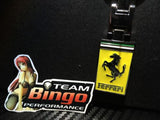 Ferrari Polished Metal Car Keyring Chains Car Logo Badge Key Ring AU Stock