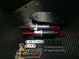 D1 SANKO Carbon Fiber Bonnet Pin Set Flush Mount Hood Latch Lock Kit Motorsport Race Rally Drift