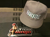 Bride Hat Basball Cap Snap Back Flat Rim JDM ( GREY )