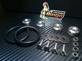 Bumper Quick Release Kit Fastener Fender Guard Clips ( SILVER ) JDM DRIFT DRAG