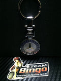 Mercedes AMG Polished Metal Car Keyring Chains Car Logo Badge Key Rings AU Stock