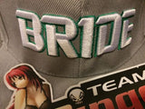 Bride Hat Basball Cap Snap Back Flat Rim JDM ( GREY )