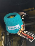 Project MU Clutch Brake Oil Reservoir Fluid Tank Sock Cover Wrist Sweat Band